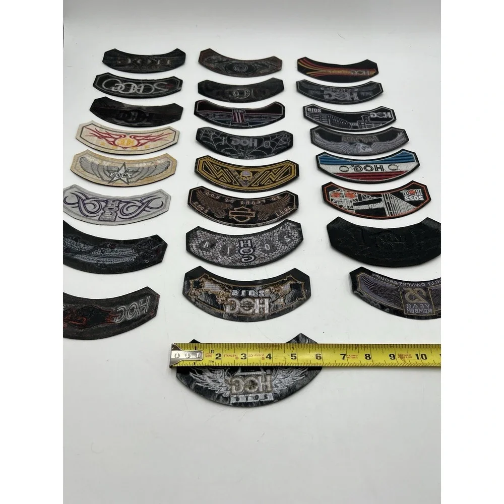 Harley Davidson HOG Annual Rocker Patch Lot 1999-2022 NWOT Near Complete